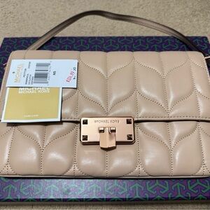 Michael Kors Blush Quilted Wristlet with Tags